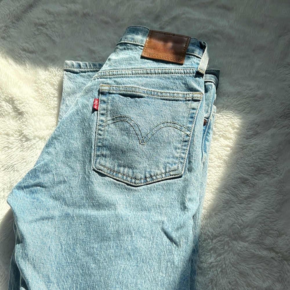 Levi's Light Blue Straight Leg Jeans